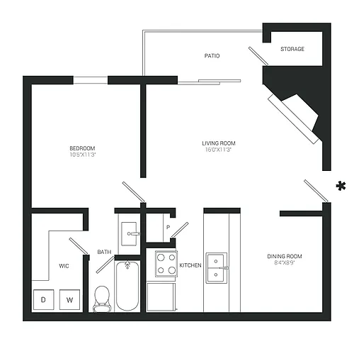 Floor plan Adair