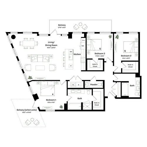 Floor plan C1