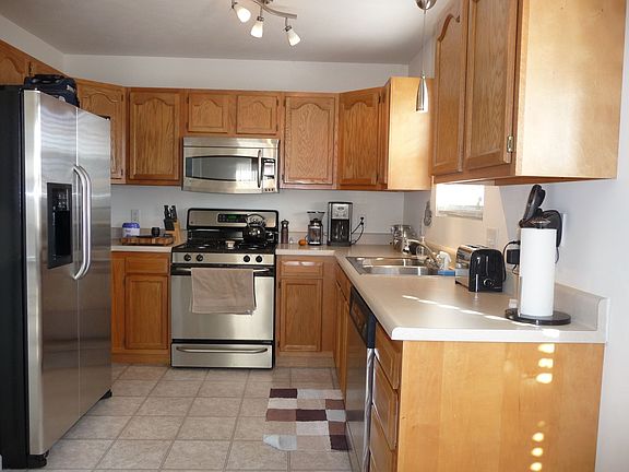 Kitchen with stainless appliances