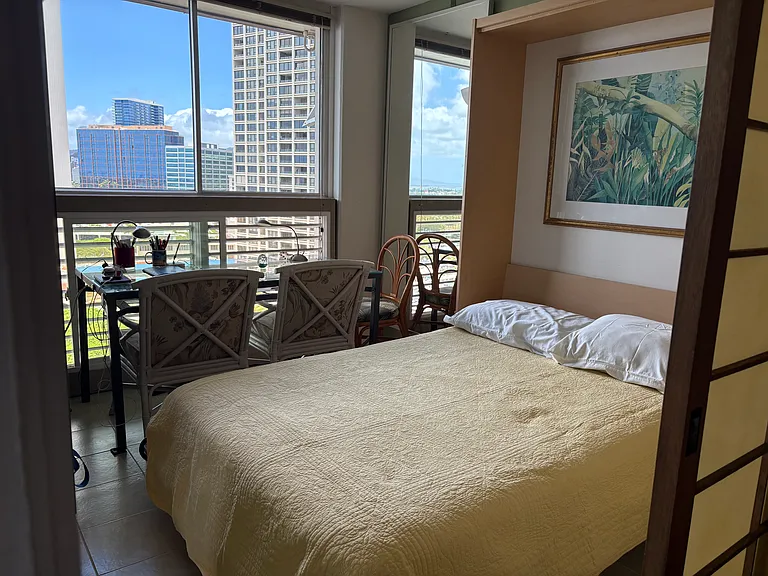 Open Murphy Bed in Office/2nd Bedroom