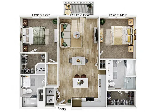 Floor plan B2