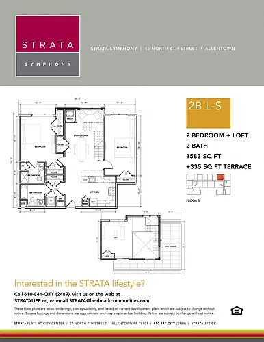 Floor plan 2B.L-S