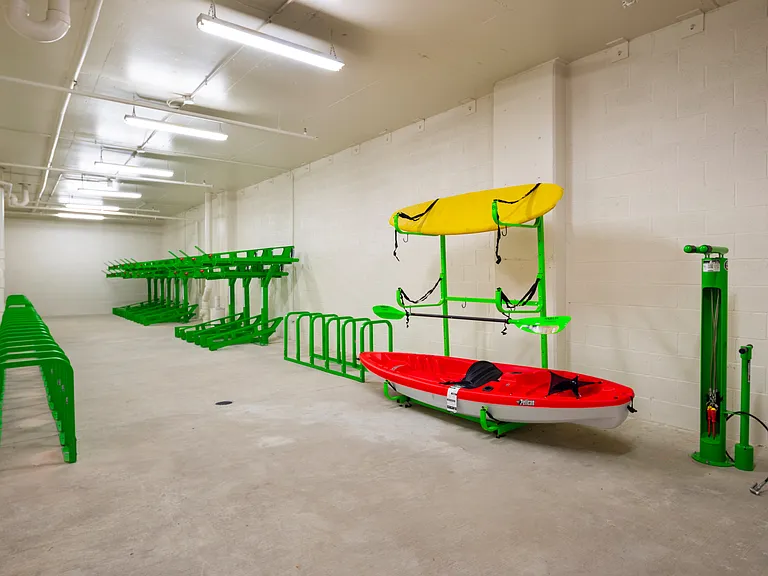 Safe and organized bike parking