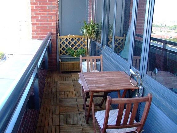 Private outdoor balcony