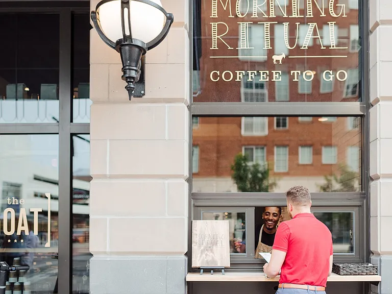 Morning Ritual coffee window