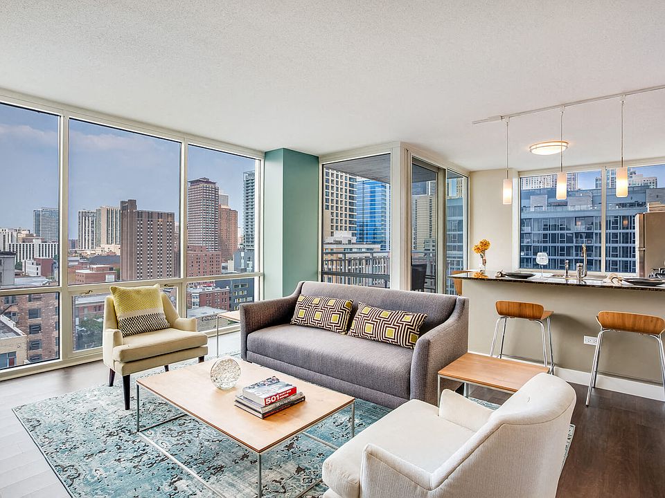Apartment homes features floor-to-ceiling windows
