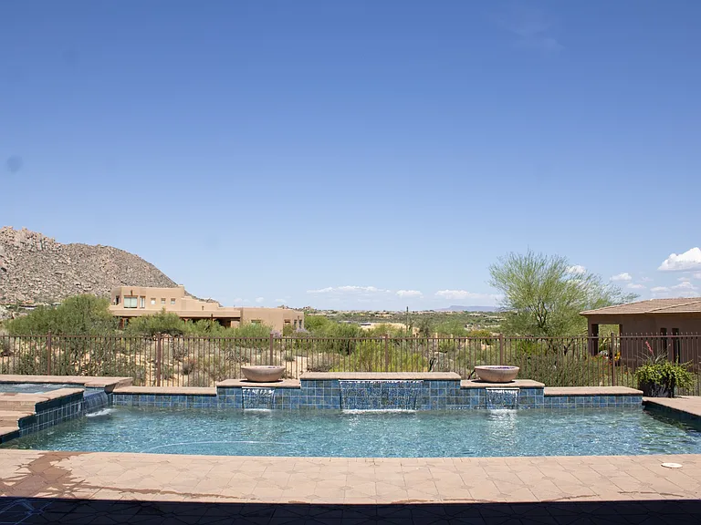 Pool with Desert & Mountain Views