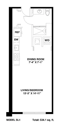 Floor plan Model SL1