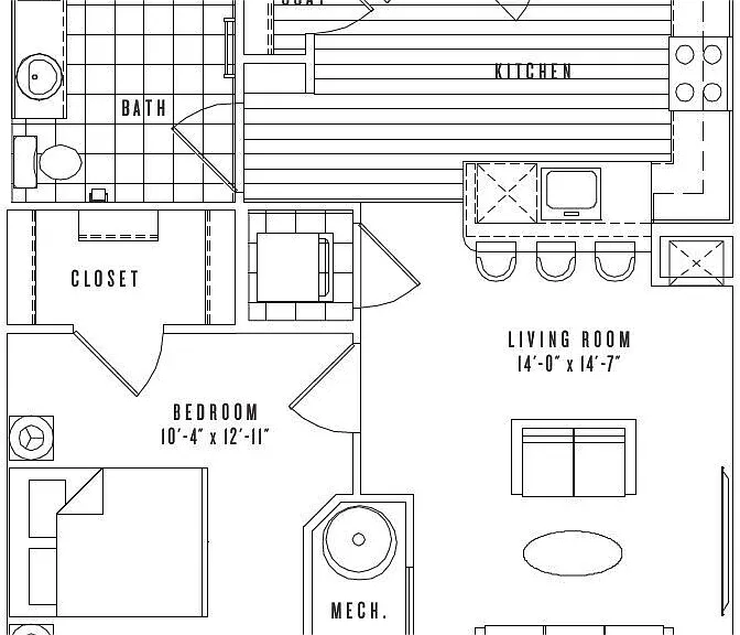 A1 floor plan New Village at Patchogue