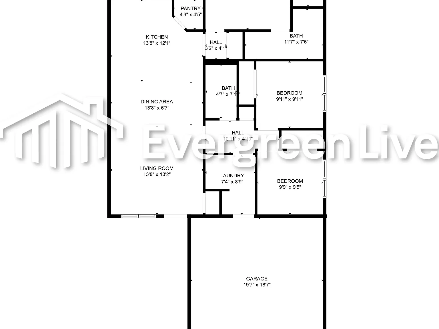 3 bed, 2.0 bath, 1207 sqft, $1,445 — Photo 4