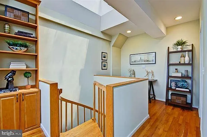 Skylight, office or breakfast nook, spiral stairs