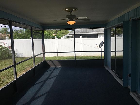 Large 12_ x 24_ Lanai with Remote fan that works Humidity and Temperature Settings. Light Can be timed to turn on and off , as can fan. Also fan can be controlled by Temperature and Humidity. State of the Art.