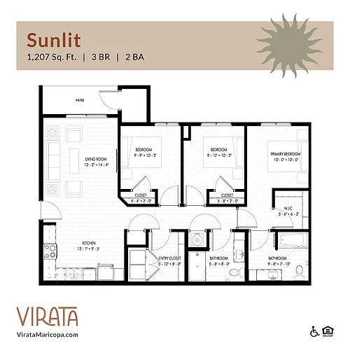 Floor plan Sunlit