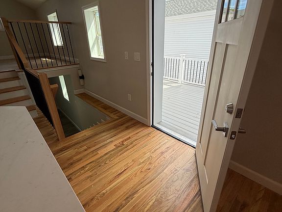 Kitchen exit to trex deck