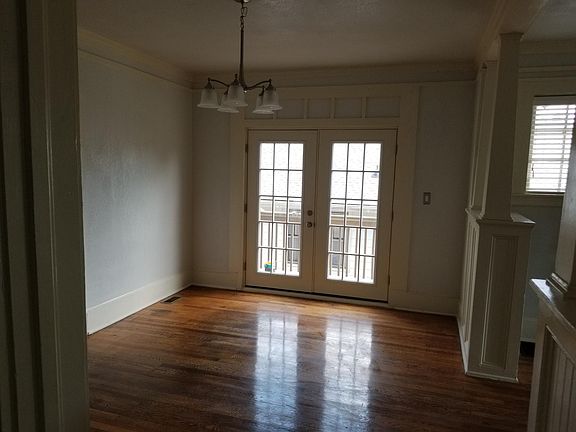 Dinning room with doors to wrap around deck