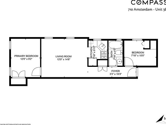 2nd image of 710 Amsterdam Ave APT 3B