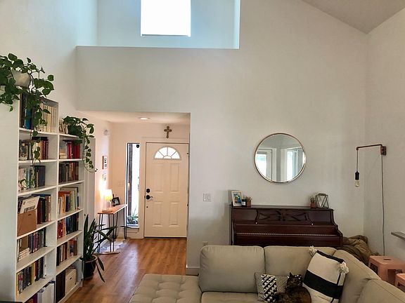 high ceilings make the home feel extra spacious and grand