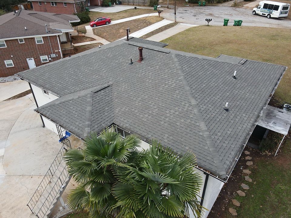 Aerial view of Nettie Ct cul-de-sac