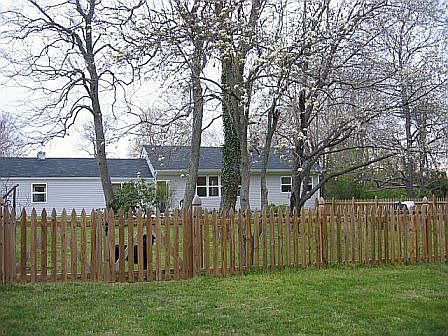 immediate backyard (photo does not include entire property of 1.9 acres)