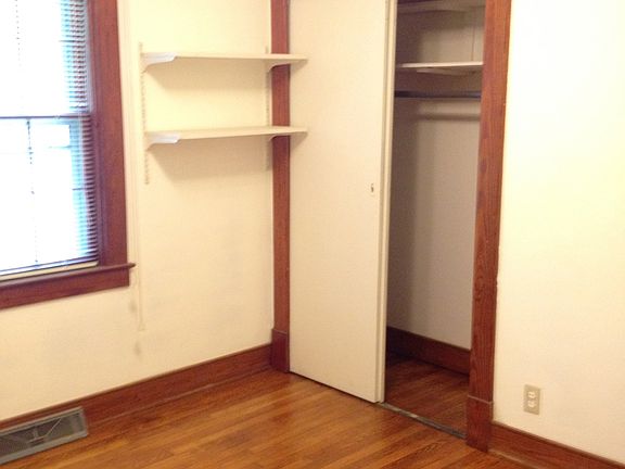 Hardwood floors in bedrooms