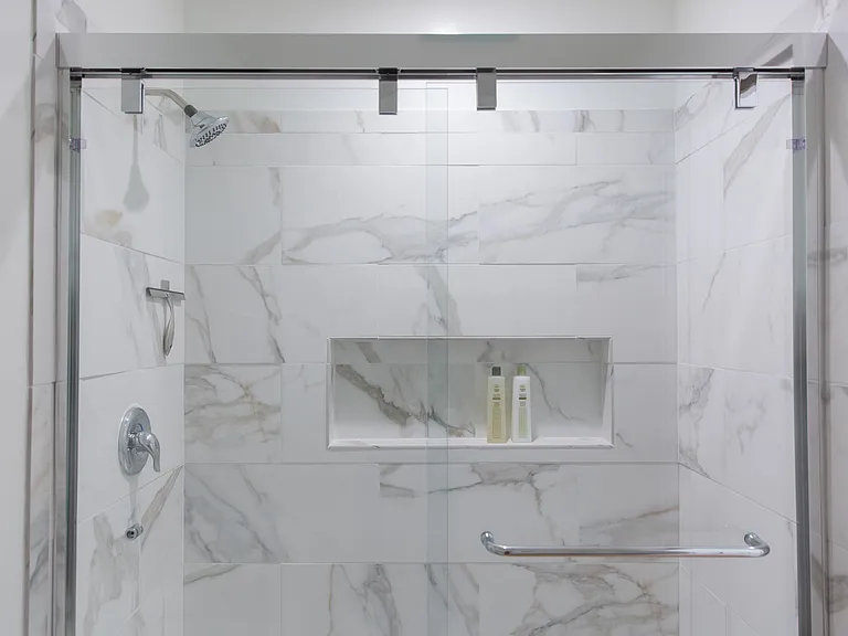 Marble Master shower.