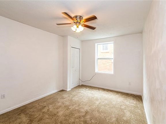 One of two bedrooms in Apartment 1