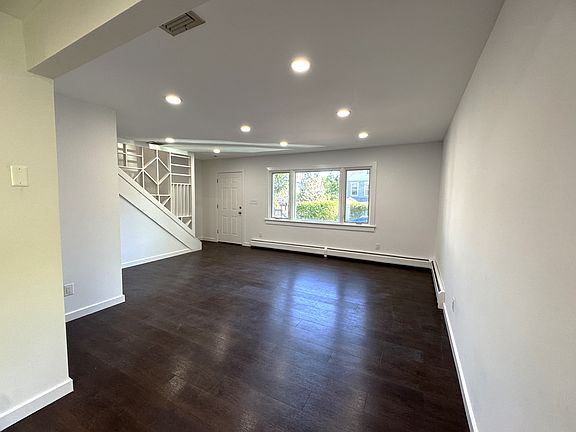 living room from dining area