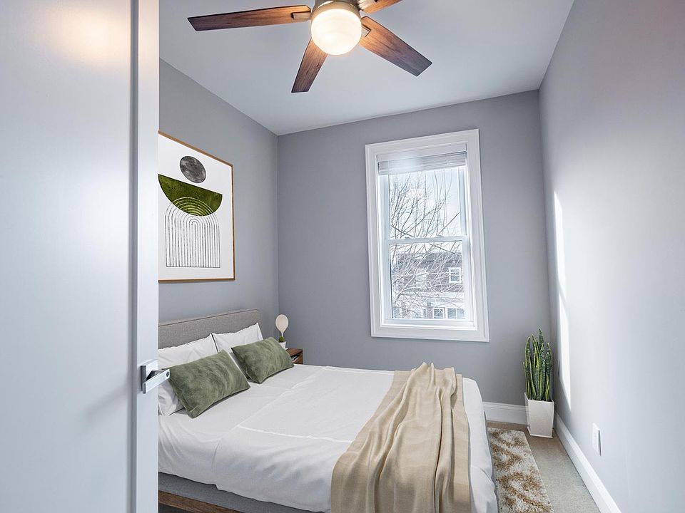 Bedroom 3. This image shows a virtually furnished space. Bedrooms come unfurnished.