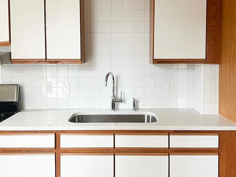 Brand new countertops, fixtures and backsplash