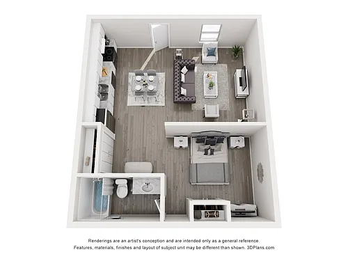 Floor plan Studio