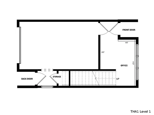 Floor plan THA1