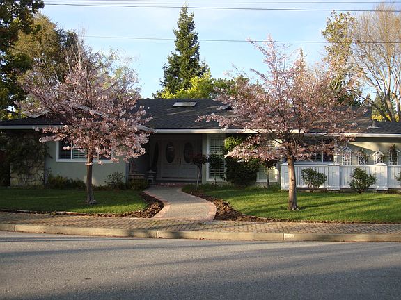 Large windows and skylights for natural lighting. Large trees provide shade