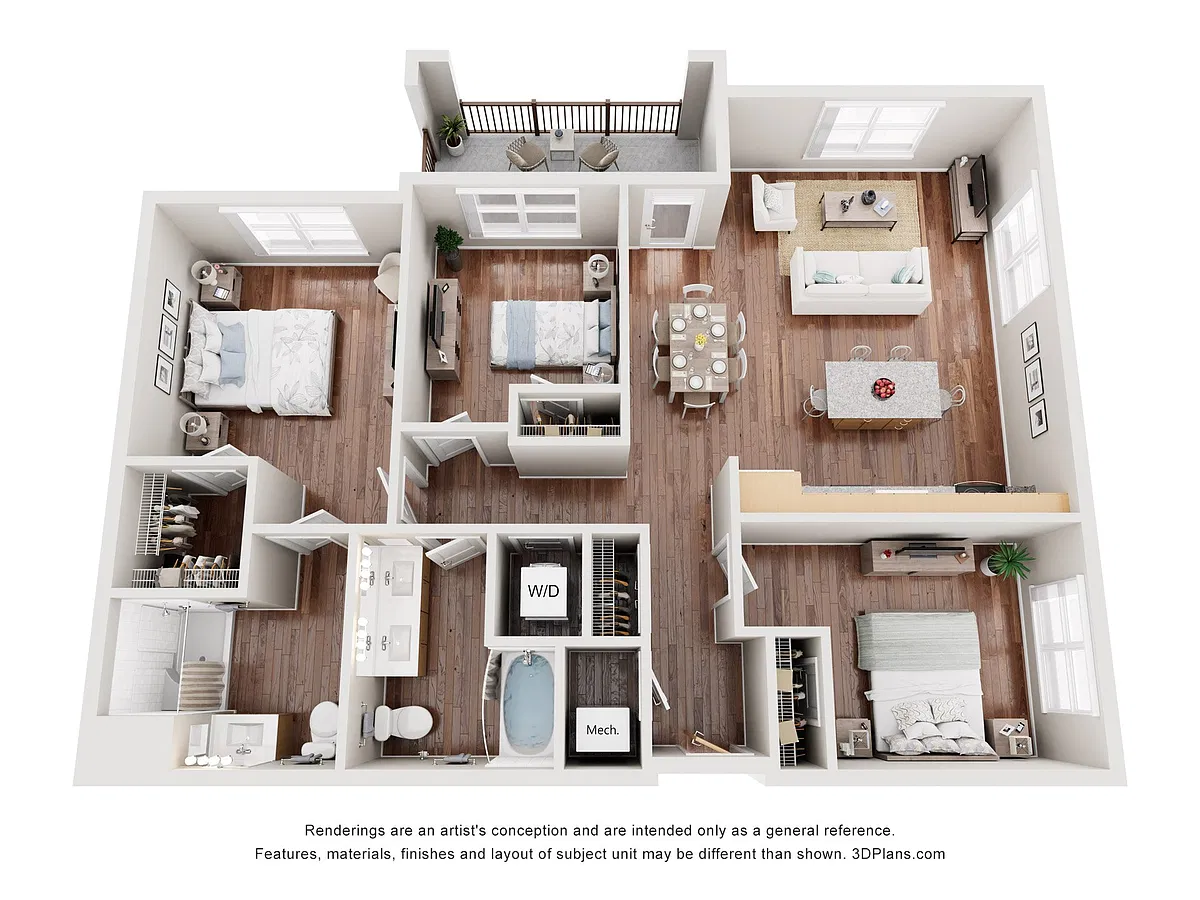 Floor plan 3A