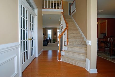 French Doors lead to the Formal Living, Perfect as an Office