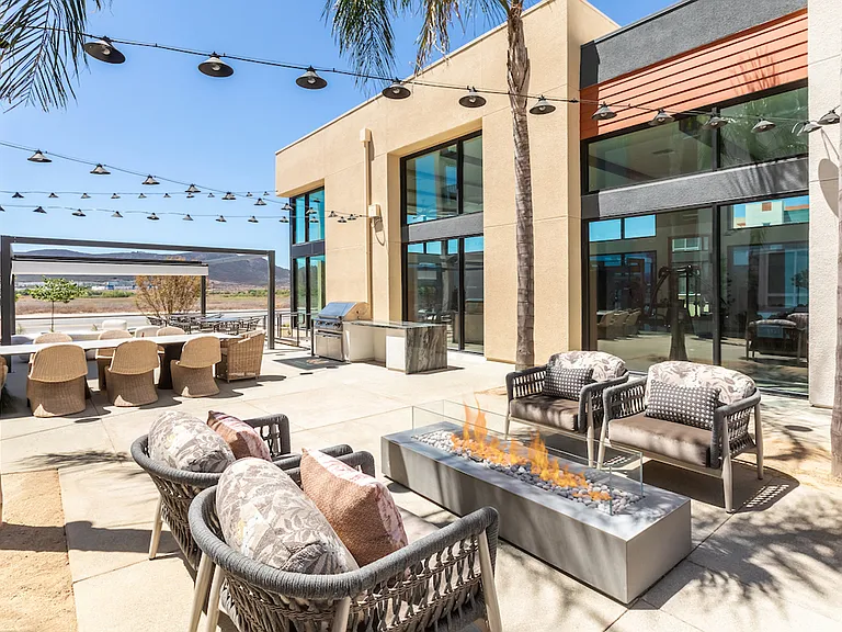Outdoor Patio with Firepit