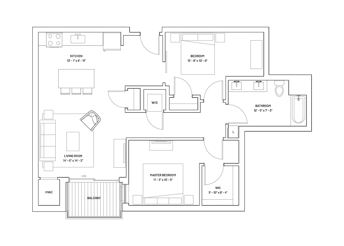 Floor plan Ravine 3
