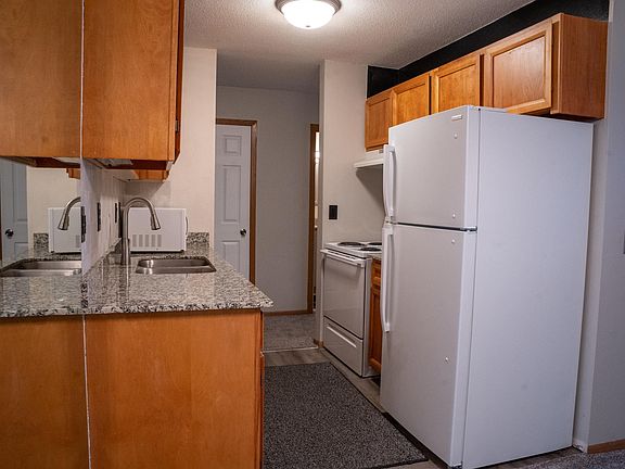 Kitchen with a Brand new Fridge (March 2022)
