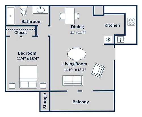 Floor plan Plan A
