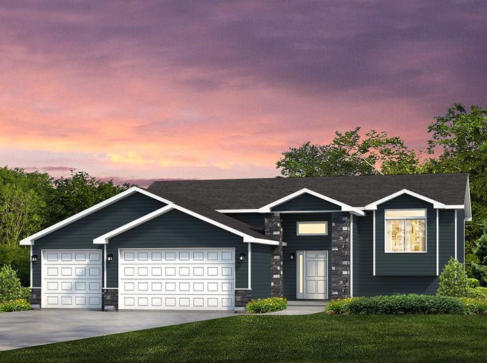 Elevation With Optional Third Stall Garage