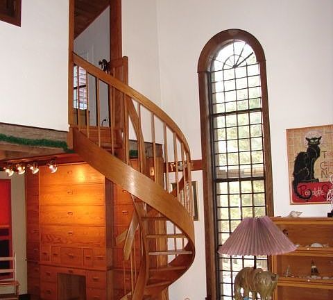 living room & staircase