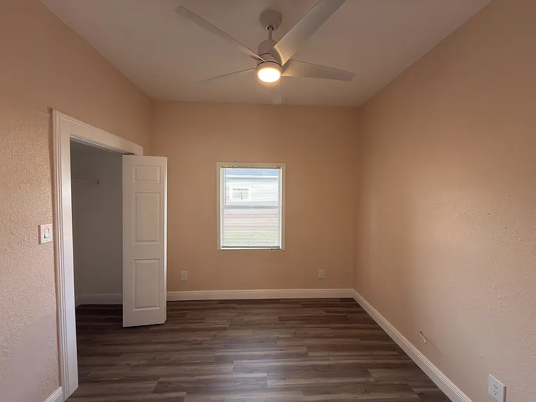 3rd Bedroom with closet on left side