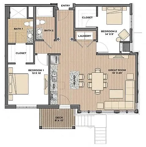 Floor plan The Square