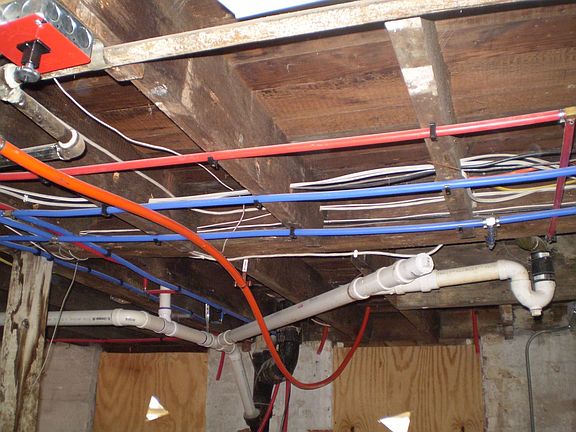 New Plumbing,hting units and electric