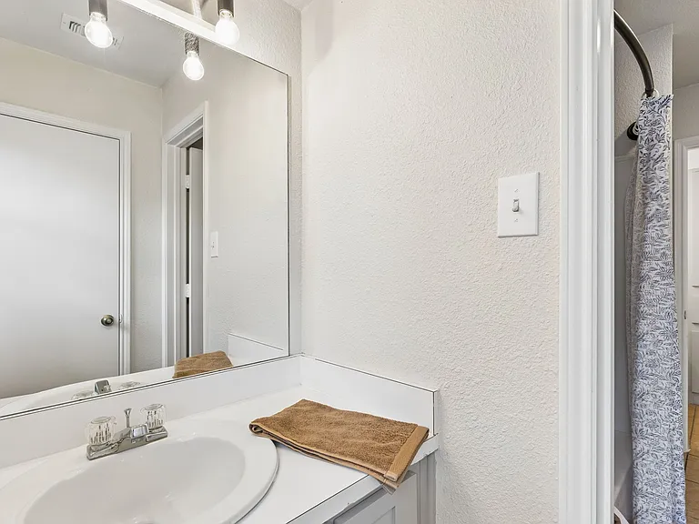 Sink Area from Master Bedroom into Bathroom