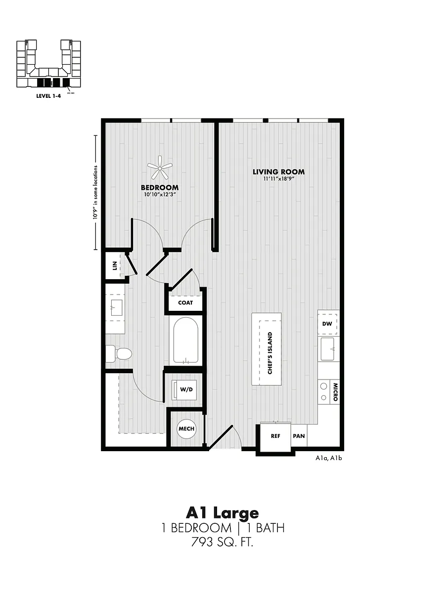 Floor plan A1 Large
