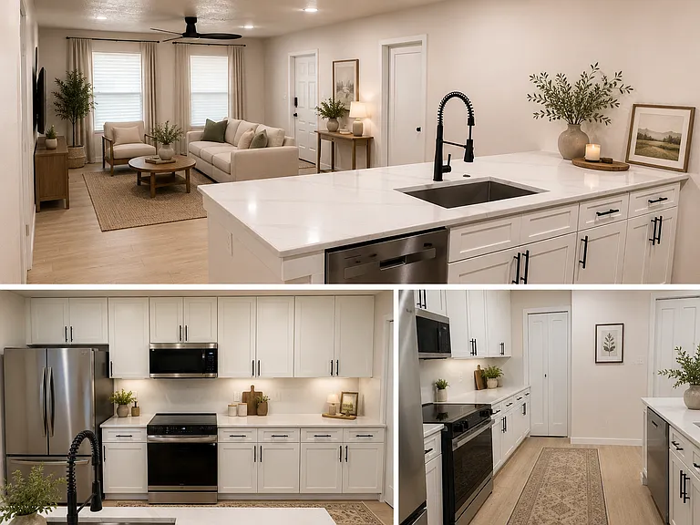 AI Generated ~ Kitchen & Livingroom