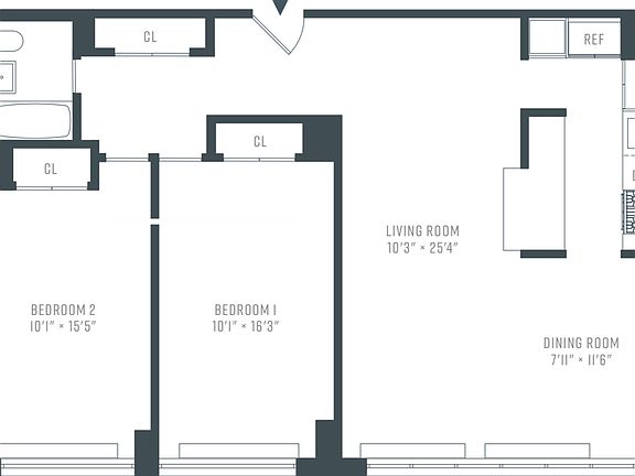 2nd image of 120 W 97th St APT 12E