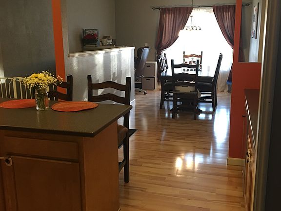 Kitchen looking into dining 