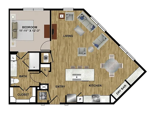 Floor plan Abstractionist