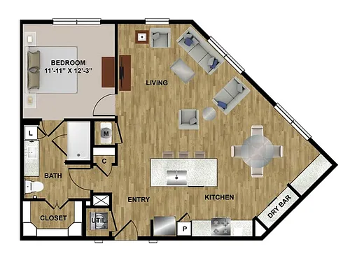 Floor plan Abstractionist
